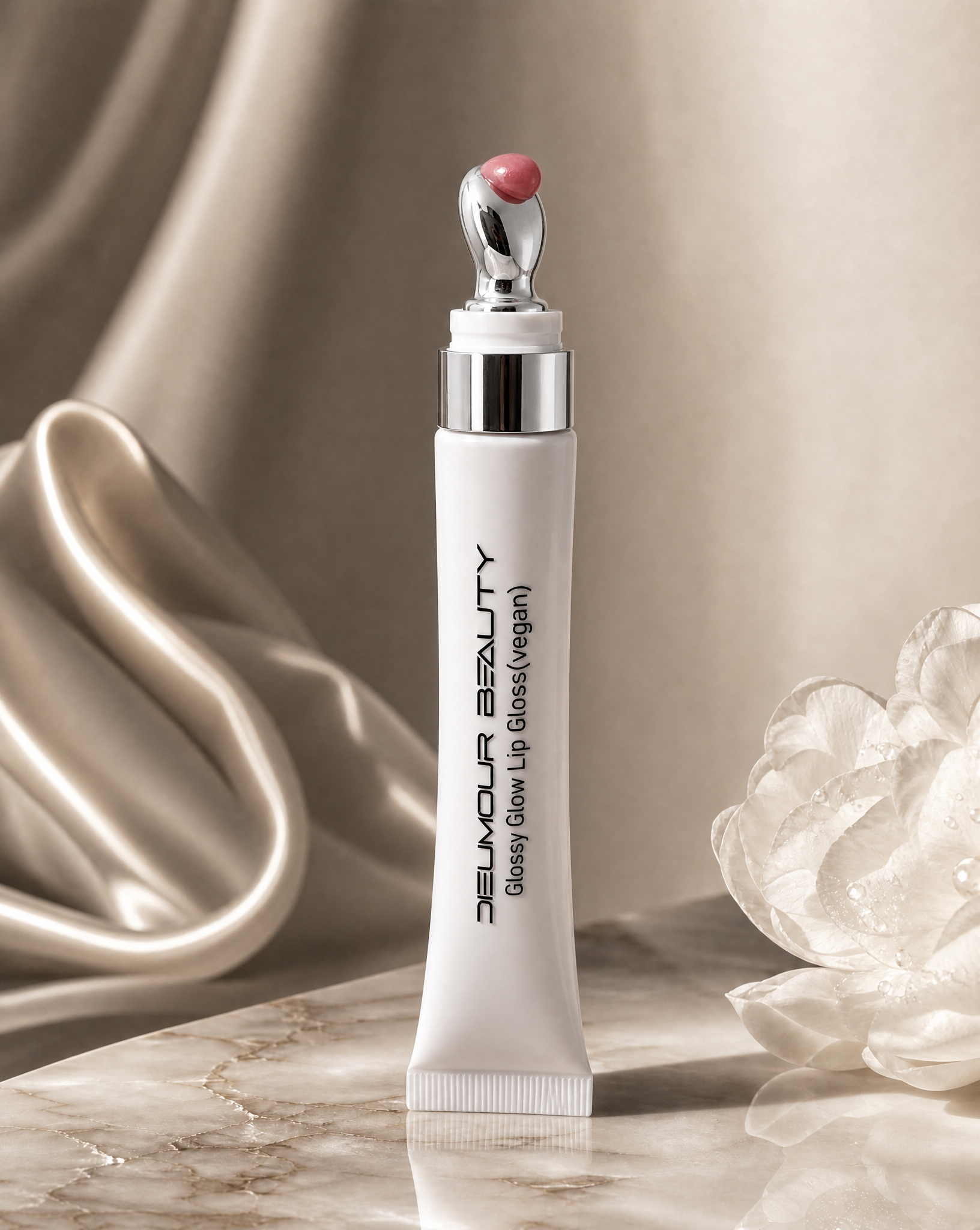 Peach Glossy Glow Lip Gloss