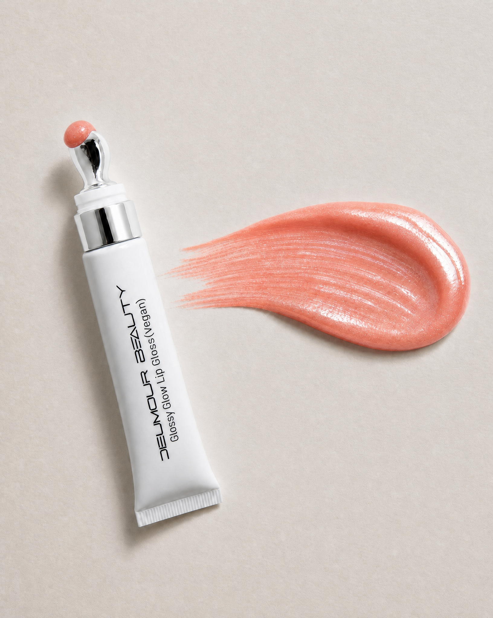 Cream Glossy Glow Lip Gloss