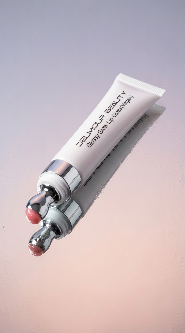 Cream Glossy Glow Lip Gloss